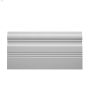 6-1/2" x 5/8" x 8' Primed MDF Victorian Baseboard Moulding