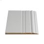 6-1/2" x 3/8" x 8' Primed MDF Victorian Baseboard Moulding