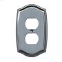 Chrome Etched Steel Duplex Colonial Wallplate
