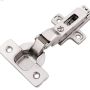 Bright Nickel Steel Framelss Hinge