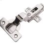 Bright Nickel Steel Framelss Hinge