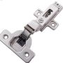 Polished Nickel Soft Close Frameless Inset Hinge