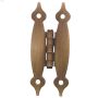 Antique Brass Steel Flush Surface Face Mounted Hinge