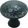 1-1\/4\" Black Iron Craftsman Round Door Knob