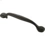 5.04\" Black Iron Refined Rustic Door Pull\/Handle