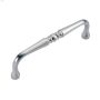 4\" Satin Nickel Williamsburg Cabinet Pull