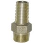 1\/2\" x 1\/2\" MPT x Insert Bronze Pipe Adapter