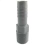 2\" Insert x MPT Gray Polyethylene Pipe Adapter