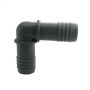 3\/4\" Insert End Gray Polyethylene 90 Degree Hose Elbow
