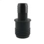3\/4\" x 1\/2\" Gray Polyethylene Hose Reducing Coupling