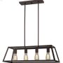Flynn 4 Light A 100 Watt Oil Rubbed Bronze Chandelier