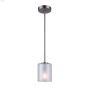 Bay 1 Light A 100 Watt Brushed Nickel Chandelier