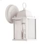 (1) Lamp A 100 Watt White Outdoor Lantern
