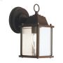 (1) Lamp A 100 Watt Black Outdoor Lantern