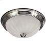 2 Light A 40 Watt Brushed Pewter Flushmount Light