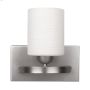 Hampton 1 Light A19 100 Watt Brushed Pewter Vanity Light