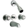 2-Handle Shower & Tub Faucet Trim  Kit in Chrome