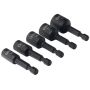 IMPACT READY 1-7/8" Steel Nut Driver Set-5/Pack