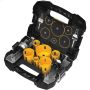 Bi-Metal 9 Piece Electrician's Hole Saw Kit