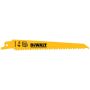 6" 6 TPI Bi-Metal Reciprocating Saw Blade-5/Pack