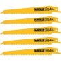 6" 6 TPI Bi-Metal Reciprocating Saw Blade-5/Pack