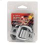 1-5/8" x 1-1/2" Bright Zinc Wire Flip Anchor Ring