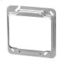 TradeSelect 4" x 4" 2 Gang Metal Square Cover