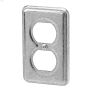 TradeSelect 4" x 2-1/2" Duplex Receptacle Utility Box Cover
