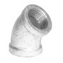 1/2" Galvanized Malleable Iron 45 Degree Elbow