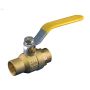 Aqua-dynamic\u00ae 3\/4\" Solder Forged Brass Full Port Ball Valve