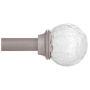 5/8" 28 - 48" Pewter Walden Curtain Rod