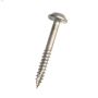 #7 x 1-1\/4\" Zinc Maxi-Loc Washer Head Pocket Screw-100\/Pack