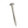 #8 x 1-1\/2\" Zinc Maxi-Loc Washer Head Pocket Screw-100\/Pack