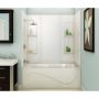 61-1/4" x 32" x 50" White Parisienne Tub Wall Kit