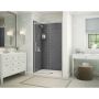 32" x 1-1/8" x 80-7/8" Panneau mural latéral gris Utile