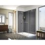 32" x 1-1/8" x 80-7/8" Panneau mural latéral gris Utile