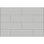 60\" x 30\" x 60\" Metro Soft Gray Utile Tub Wall Kit