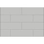 60\" x 30\" x 60\" Metro Soft Gray Utile Tub Wall Kit