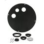 21\" Black Heavy-Duty Composite Sewage Basin Lid