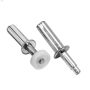 7/16" Pivot supérieur en métal et en plastique guide rouleau