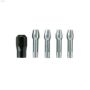 Steel DimGray 4 Piece Quick Change Collet Nut Set