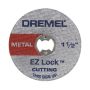 EZ-Lock\u2122 1-1\/2\" Red Cut-Off Wheel-5\/Pack