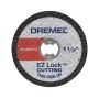 EZ-Lock\u2122 1-1\/2\" 0.045\" Medium Red Cut-Off Wheel-5\/Pack