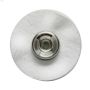 EZ-Lock\u2122 1\" Metal Yellow Cloth Polishing Wheel