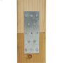 5\" x 1-13\/16\" Galvanized Steel Tie Plate