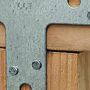 6" x 6" G90 Zinc Steel T Strap