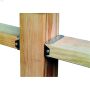 Z-Max\u00ae 4\" x 2\" G90 Zinc Steel Fence Bracket