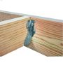 Z-Max 6" x 2" G90 Zinc Single Joist Hanger