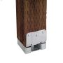 Z-Max\u00ae 4\" x 4\" G90 Zinc Steel Adjustable Post Base