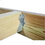 Z-Max\u00ae 6\" x 2\" G90 Zinc Double Joist Hanger